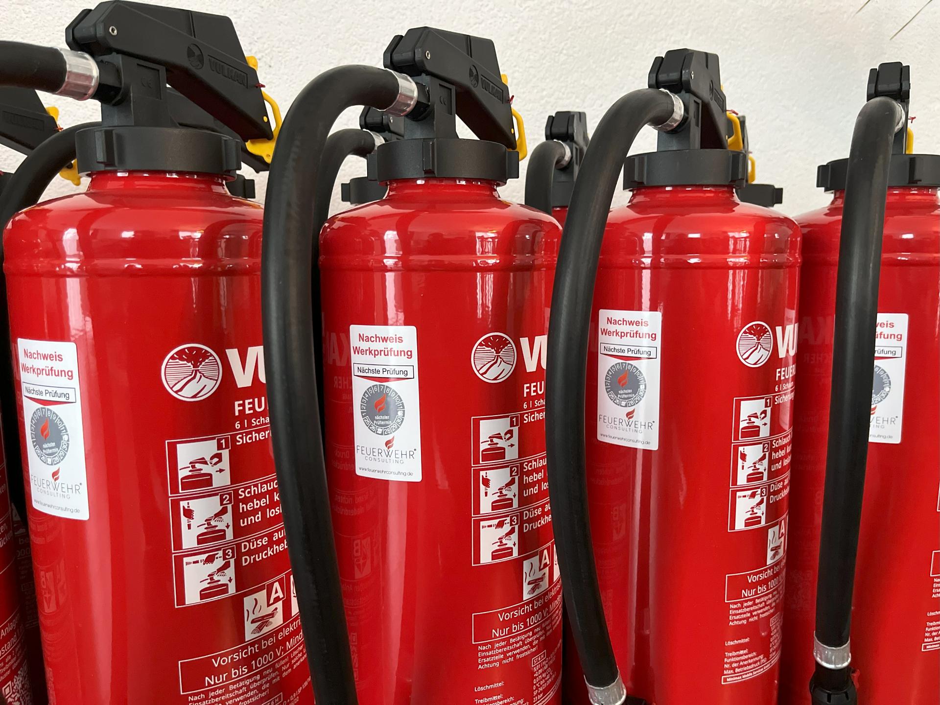 Löschmittelbevorratung in Gebäuden