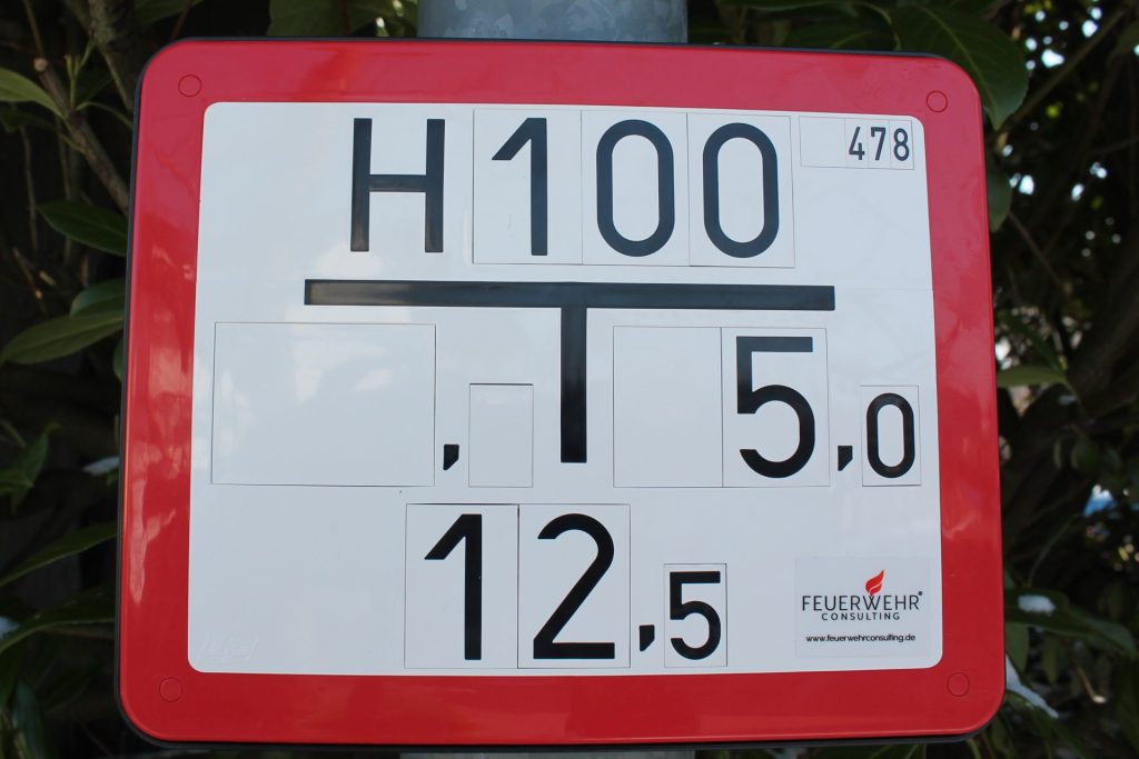 Hydrantenkennzeichnung